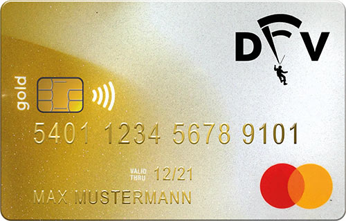 Muster der DFV-Kreditkarte